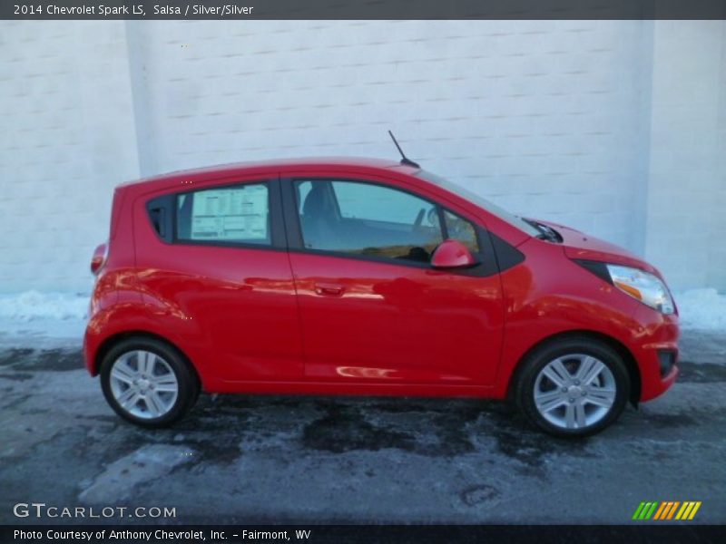 Salsa / Silver/Silver 2014 Chevrolet Spark LS