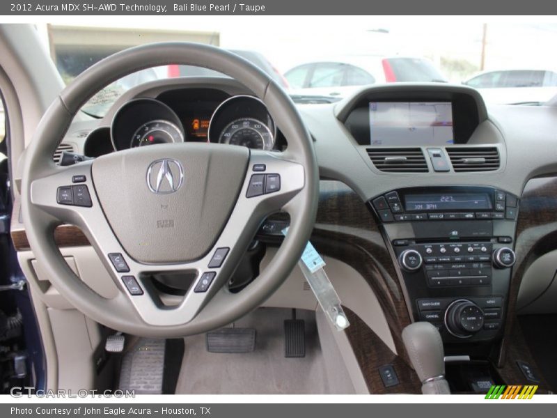 Bali Blue Pearl / Taupe 2012 Acura MDX SH-AWD Technology