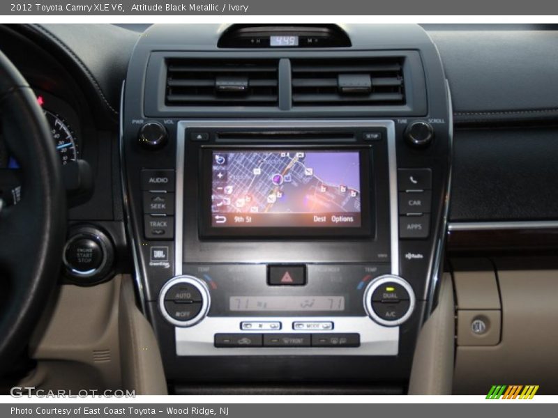 Attitude Black Metallic / Ivory 2012 Toyota Camry XLE V6