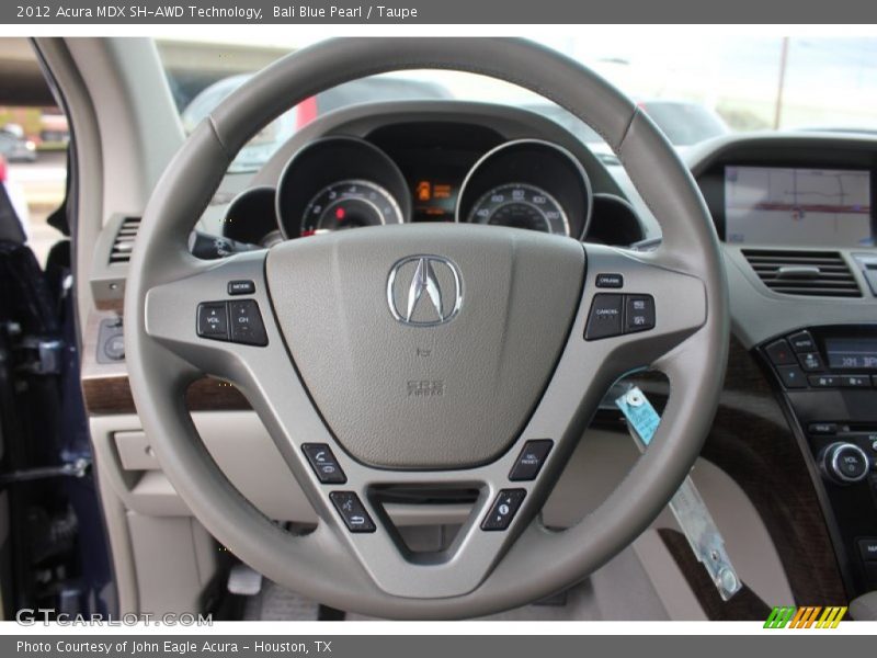 Bali Blue Pearl / Taupe 2012 Acura MDX SH-AWD Technology