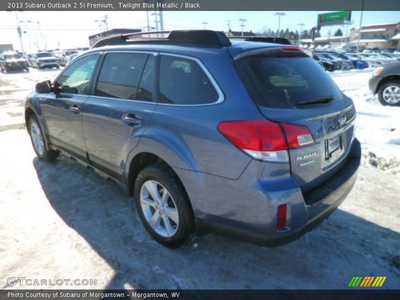 Twilight Blue Metallic / Black 2013 Subaru Outback 2.5i Premium