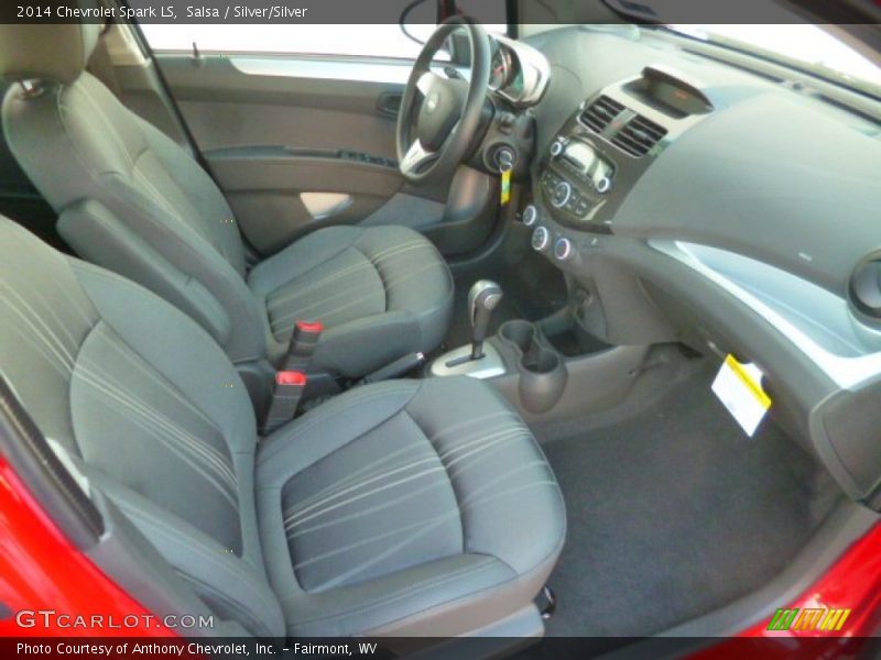 Salsa / Silver/Silver 2014 Chevrolet Spark LS