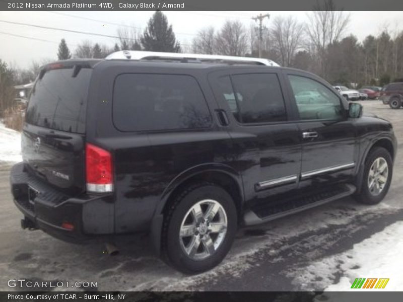 Galaxy Black / Almond 2012 Nissan Armada Platinum 4WD