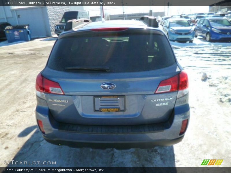 Twilight Blue Metallic / Black 2013 Subaru Outback 2.5i Premium