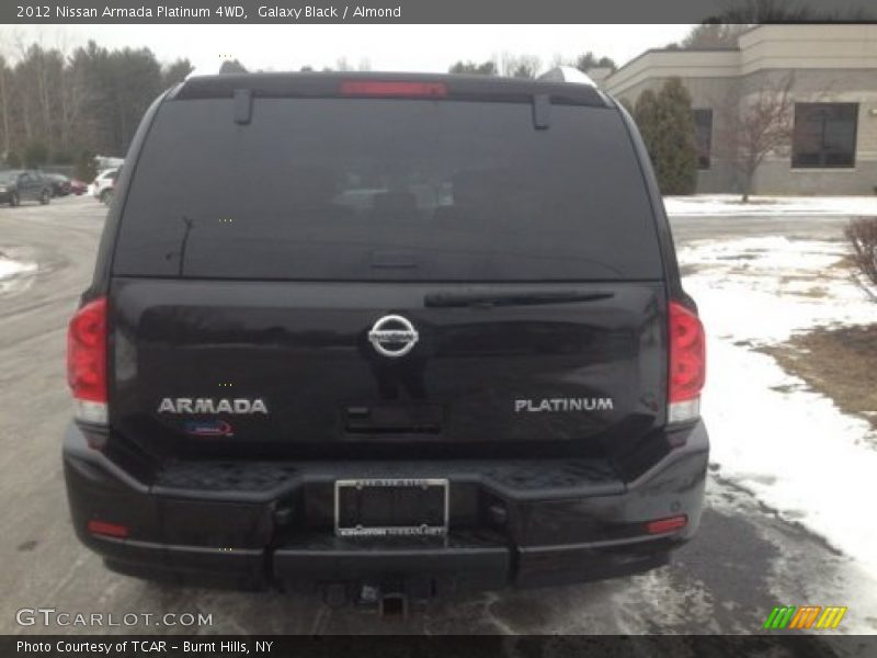 Galaxy Black / Almond 2012 Nissan Armada Platinum 4WD