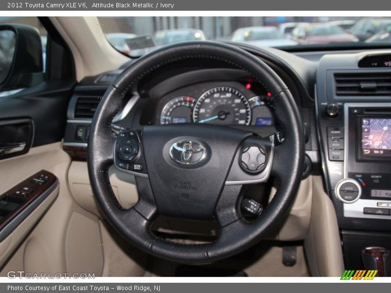 Attitude Black Metallic / Ivory 2012 Toyota Camry XLE V6