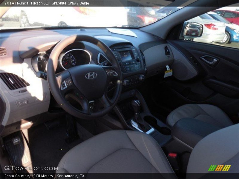 Graphite Gray / Beige 2014 Hyundai Tucson SE