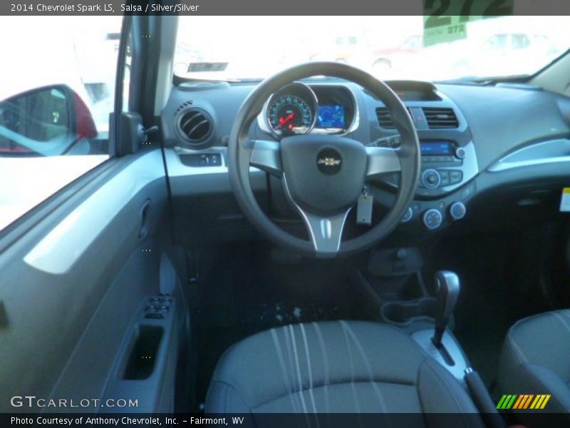 Salsa / Silver/Silver 2014 Chevrolet Spark LS