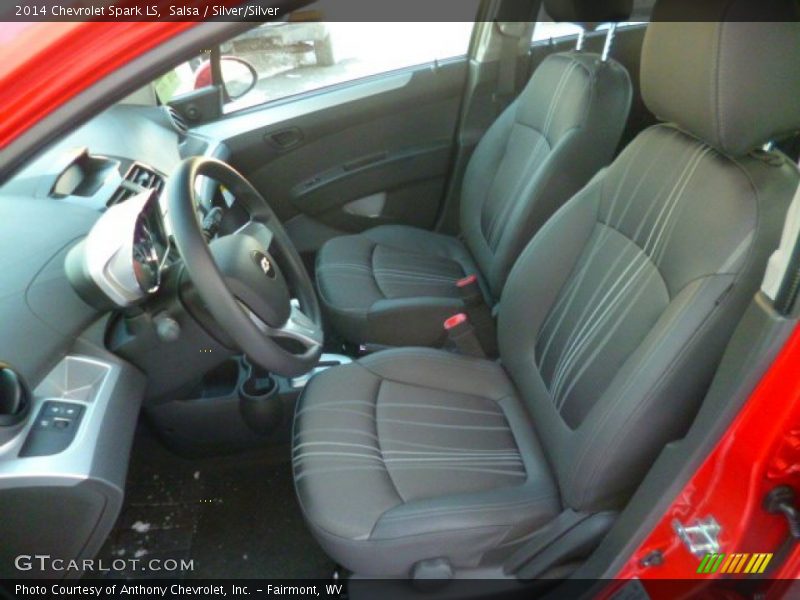 Salsa / Silver/Silver 2014 Chevrolet Spark LS