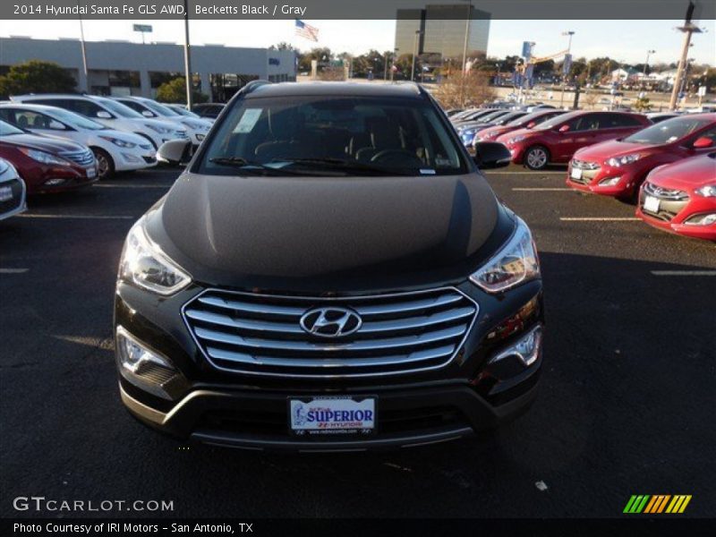 Becketts Black / Gray 2014 Hyundai Santa Fe GLS AWD