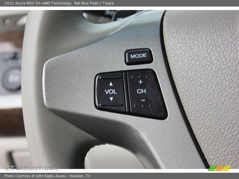 Bali Blue Pearl / Taupe 2012 Acura MDX SH-AWD Technology