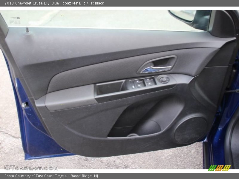 Blue Topaz Metallic / Jet Black 2013 Chevrolet Cruze LT