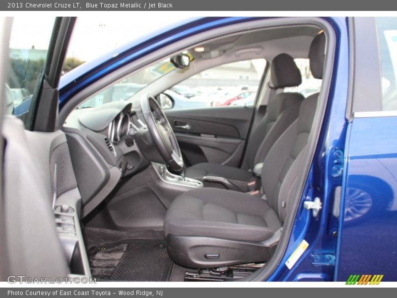 Blue Topaz Metallic / Jet Black 2013 Chevrolet Cruze LT