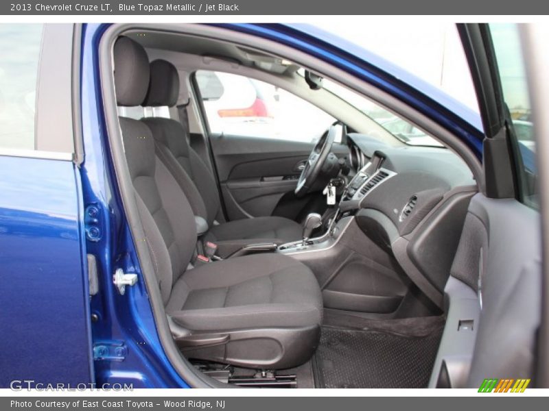 Blue Topaz Metallic / Jet Black 2013 Chevrolet Cruze LT