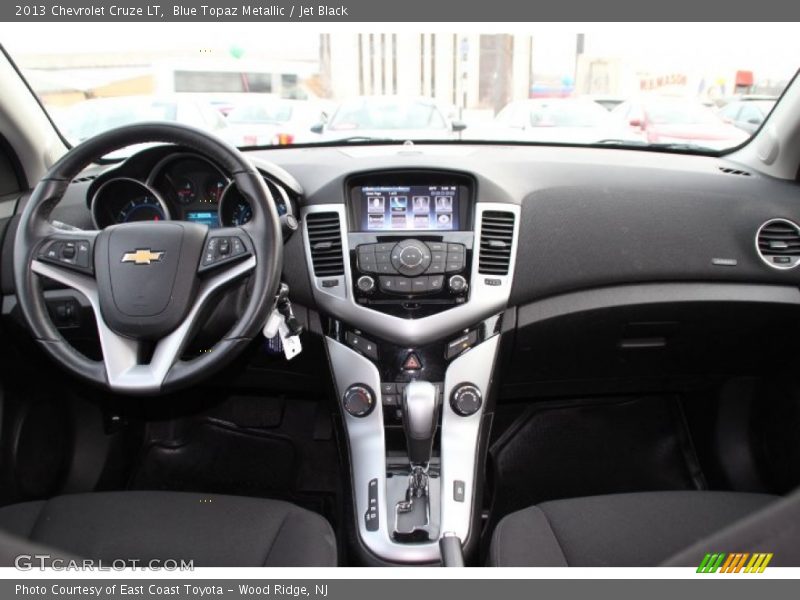 Blue Topaz Metallic / Jet Black 2013 Chevrolet Cruze LT