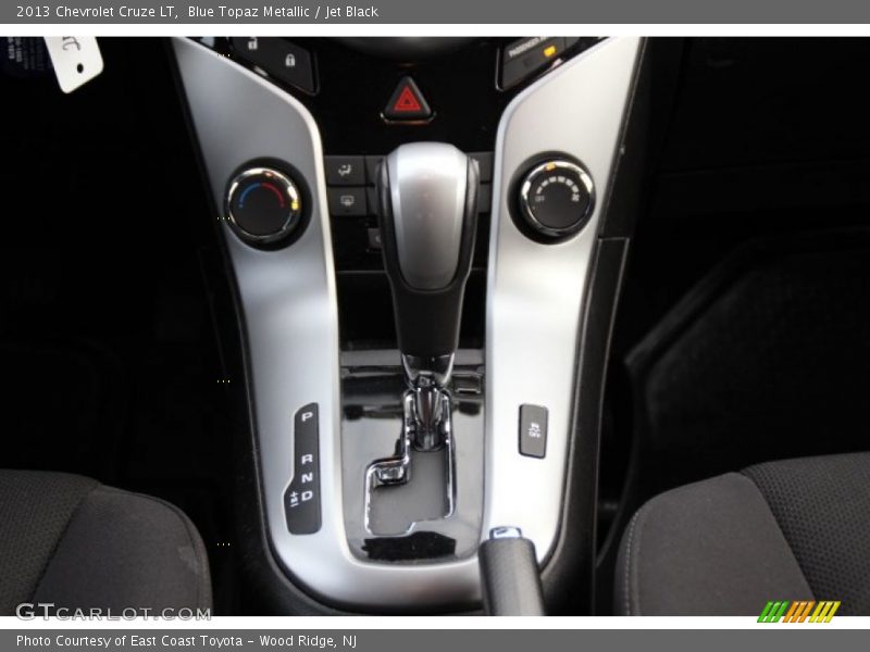 Blue Topaz Metallic / Jet Black 2013 Chevrolet Cruze LT