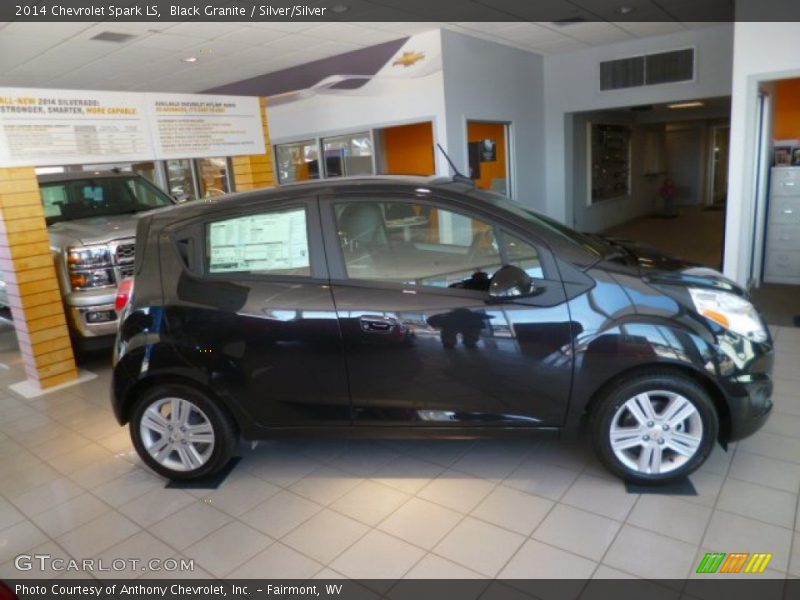 Black Granite / Silver/Silver 2014 Chevrolet Spark LS