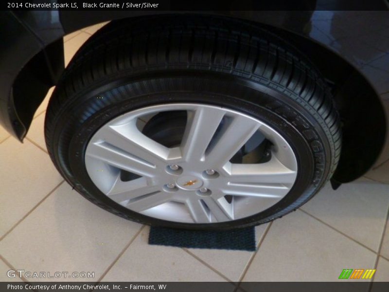 Black Granite / Silver/Silver 2014 Chevrolet Spark LS