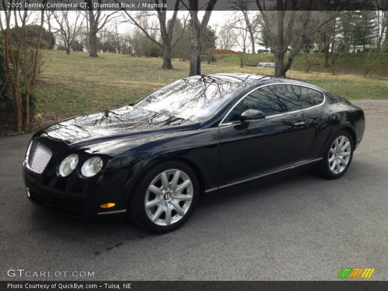 Diamond Black / Magnolia 2005 Bentley Continental GT