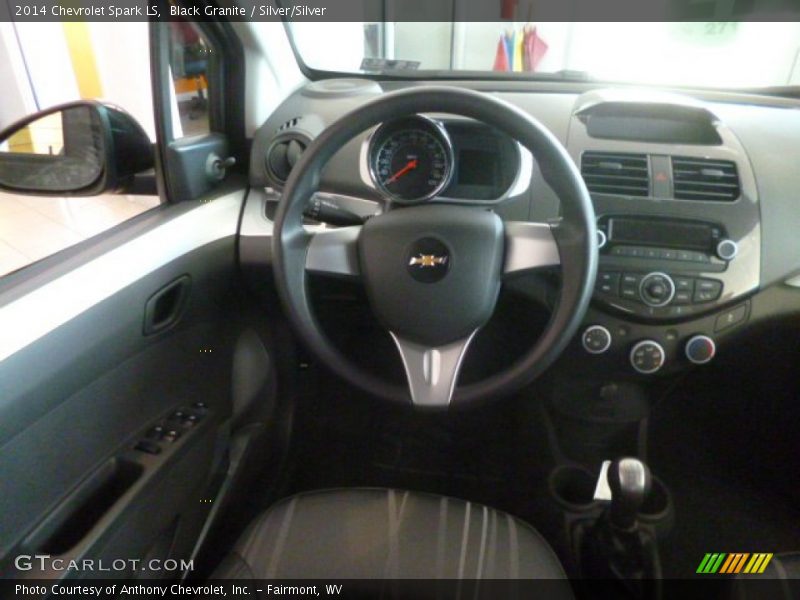Black Granite / Silver/Silver 2014 Chevrolet Spark LS
