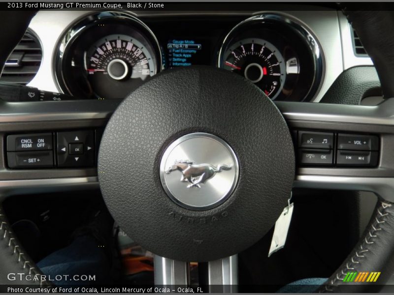 Black / Stone 2013 Ford Mustang GT Premium Coupe