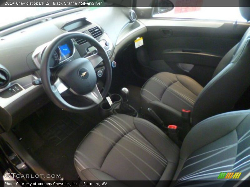 Black Granite / Silver/Silver 2014 Chevrolet Spark LS