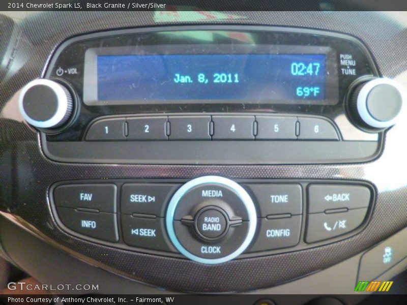 Black Granite / Silver/Silver 2014 Chevrolet Spark LS