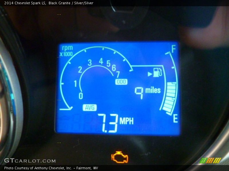 Black Granite / Silver/Silver 2014 Chevrolet Spark LS