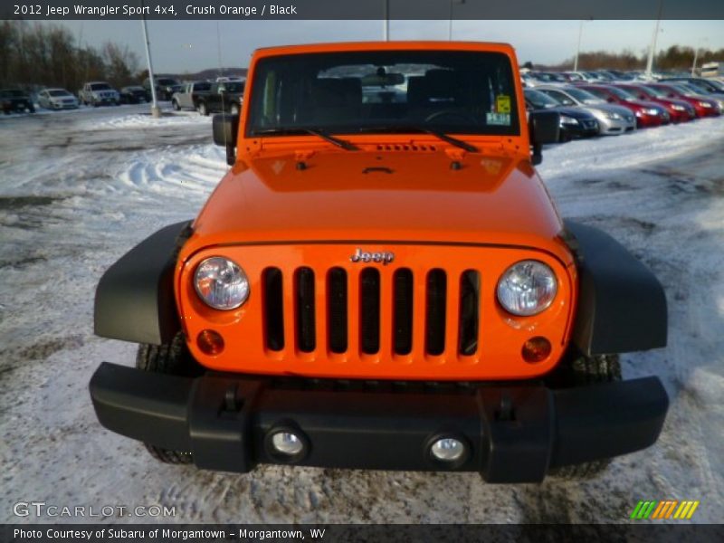 Crush Orange / Black 2012 Jeep Wrangler Sport 4x4