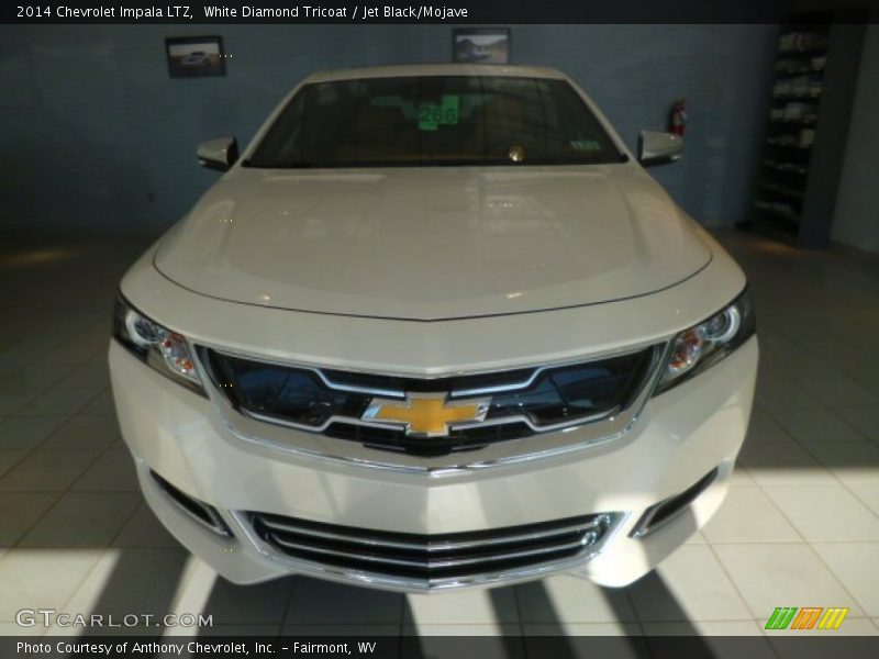White Diamond Tricoat / Jet Black/Mojave 2014 Chevrolet Impala LTZ