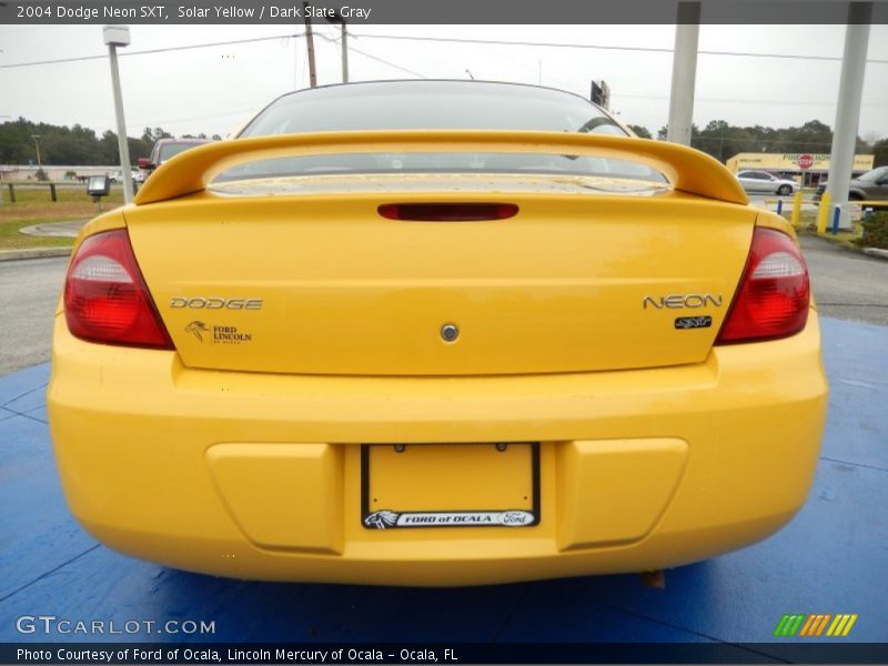 Solar Yellow / Dark Slate Gray 2004 Dodge Neon SXT