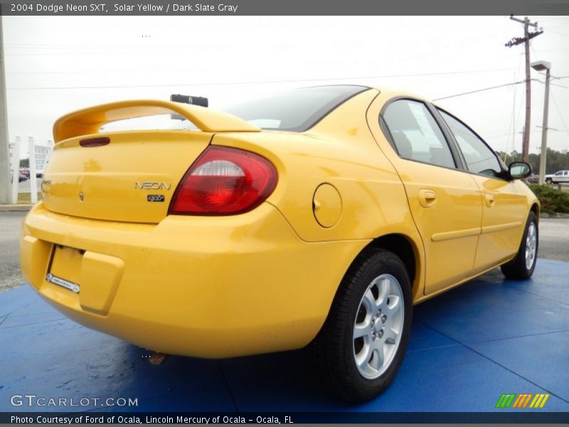 Solar Yellow / Dark Slate Gray 2004 Dodge Neon SXT