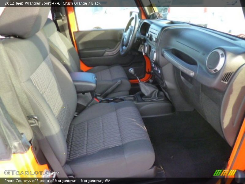 Crush Orange / Black 2012 Jeep Wrangler Sport 4x4