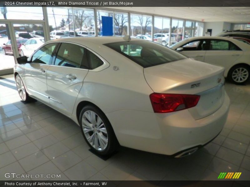 White Diamond Tricoat / Jet Black/Mojave 2014 Chevrolet Impala LTZ