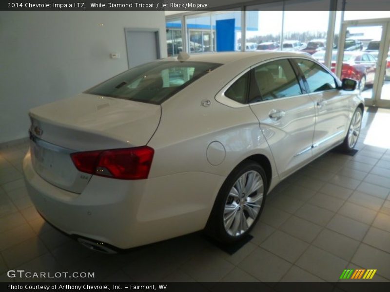 White Diamond Tricoat / Jet Black/Mojave 2014 Chevrolet Impala LTZ