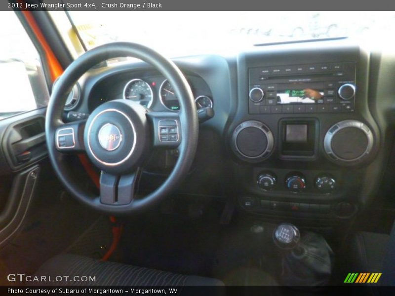 Crush Orange / Black 2012 Jeep Wrangler Sport 4x4