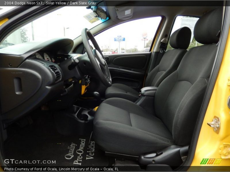 Solar Yellow / Dark Slate Gray 2004 Dodge Neon SXT