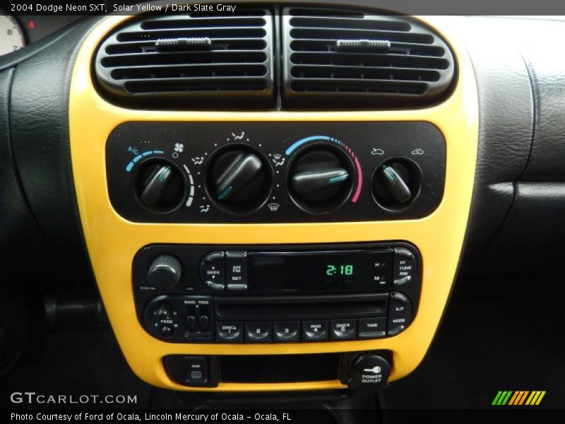 Controls of 2004 Neon SXT