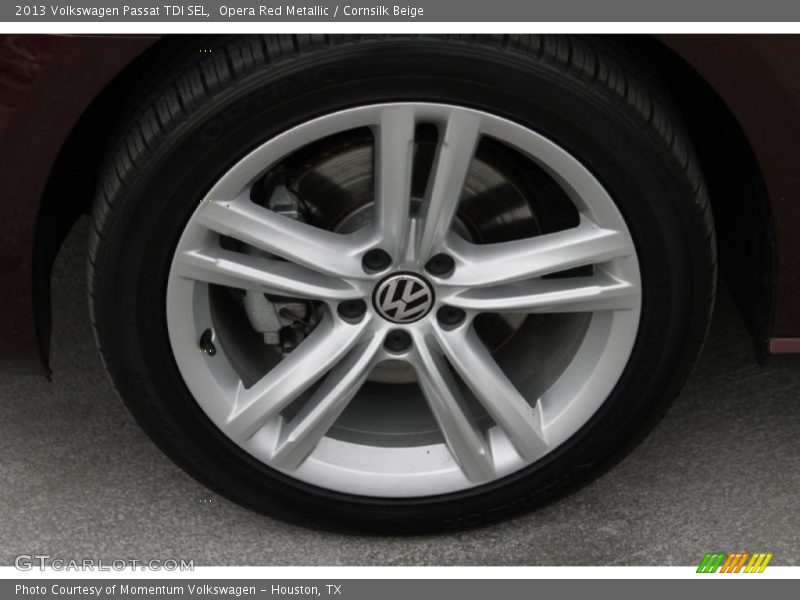 Opera Red Metallic / Cornsilk Beige 2013 Volkswagen Passat TDI SEL