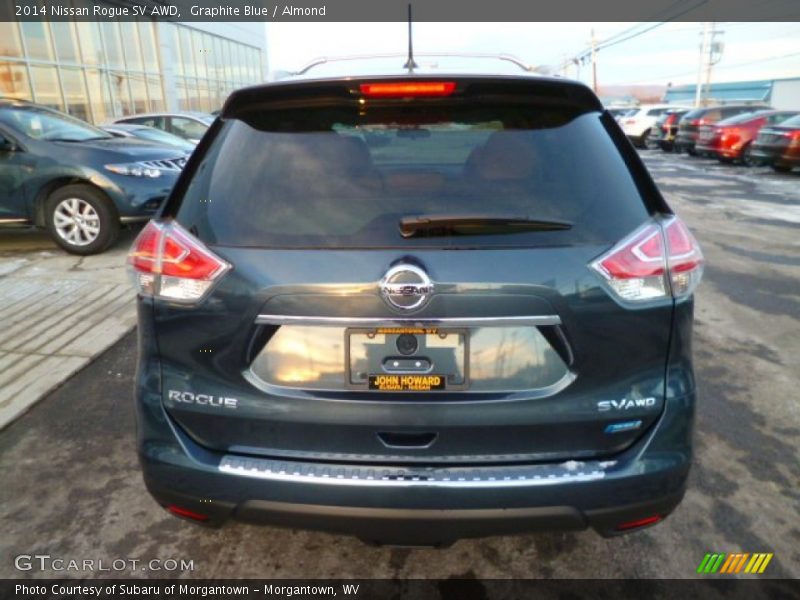 Graphite Blue / Almond 2014 Nissan Rogue SV AWD