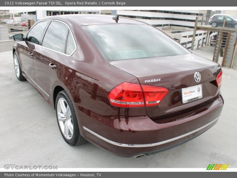 Opera Red Metallic / Cornsilk Beige 2013 Volkswagen Passat TDI SEL