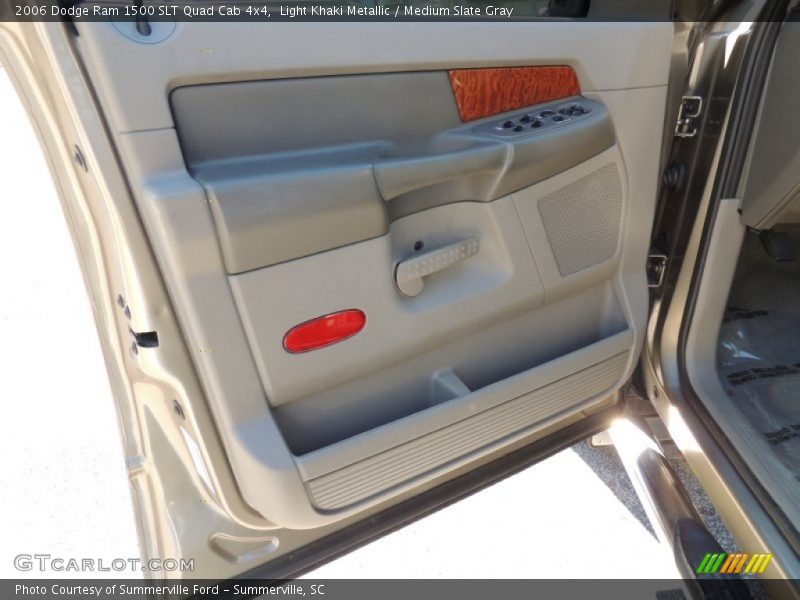 Light Khaki Metallic / Medium Slate Gray 2006 Dodge Ram 1500 SLT Quad Cab 4x4