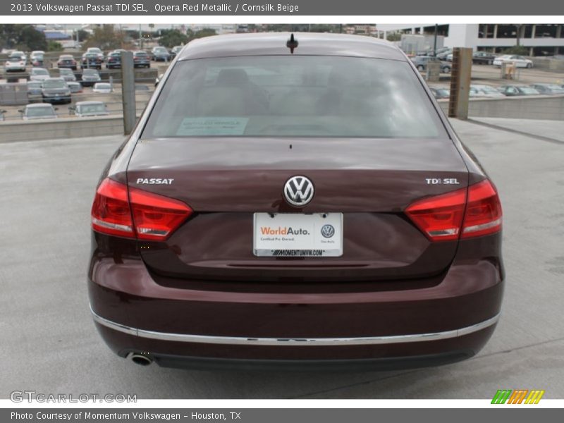 Opera Red Metallic / Cornsilk Beige 2013 Volkswagen Passat TDI SEL