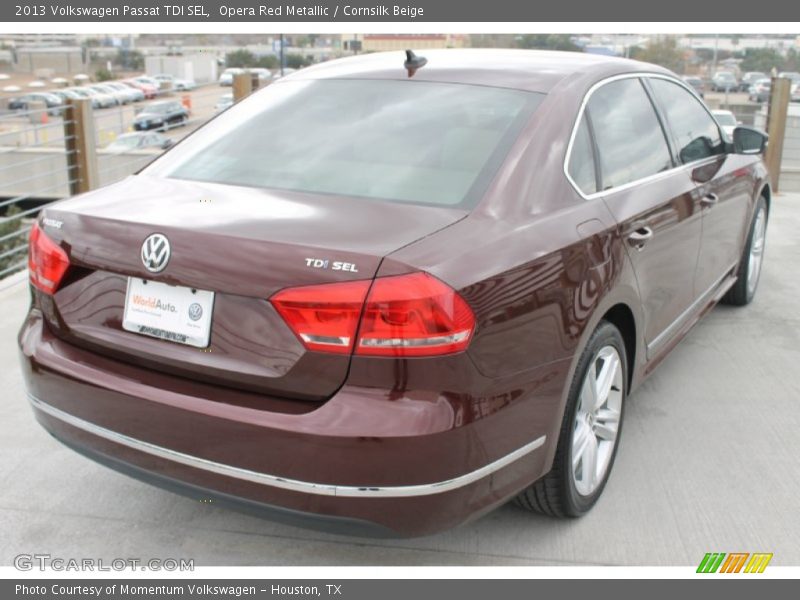 Opera Red Metallic / Cornsilk Beige 2013 Volkswagen Passat TDI SEL