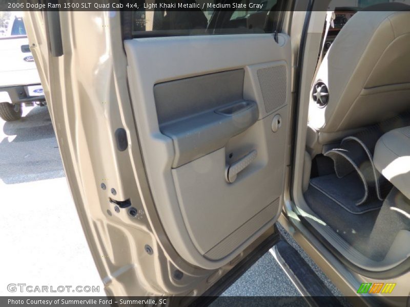 Light Khaki Metallic / Medium Slate Gray 2006 Dodge Ram 1500 SLT Quad Cab 4x4