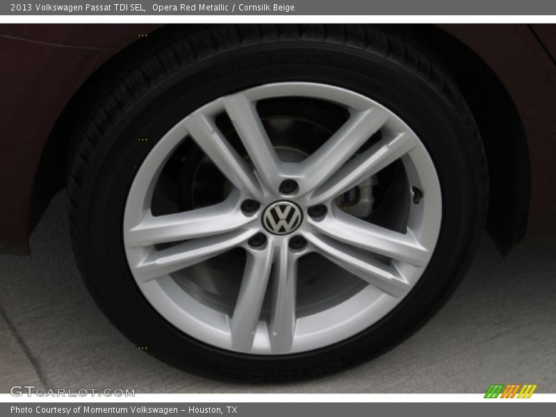 Opera Red Metallic / Cornsilk Beige 2013 Volkswagen Passat TDI SEL