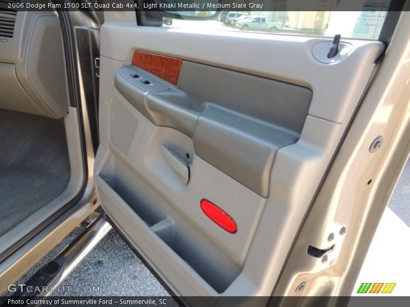 Light Khaki Metallic / Medium Slate Gray 2006 Dodge Ram 1500 SLT Quad Cab 4x4