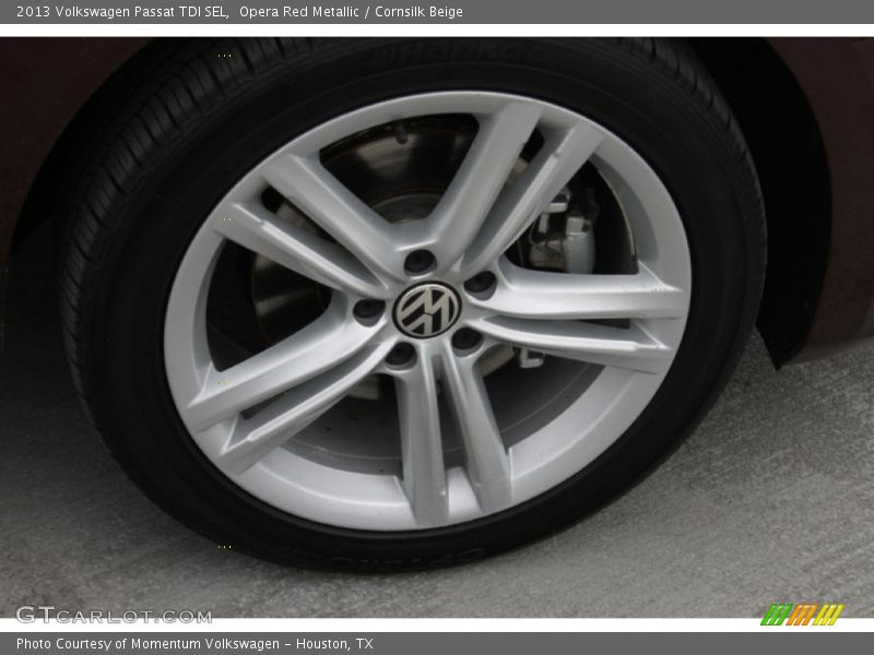 Opera Red Metallic / Cornsilk Beige 2013 Volkswagen Passat TDI SEL