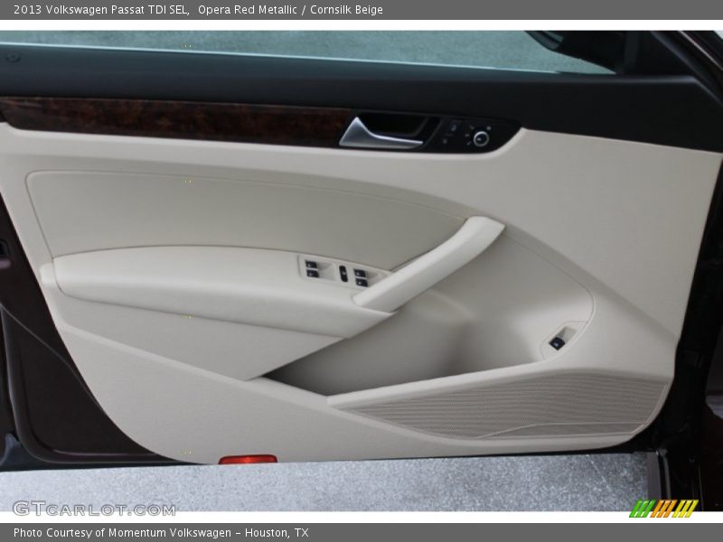 Opera Red Metallic / Cornsilk Beige 2013 Volkswagen Passat TDI SEL