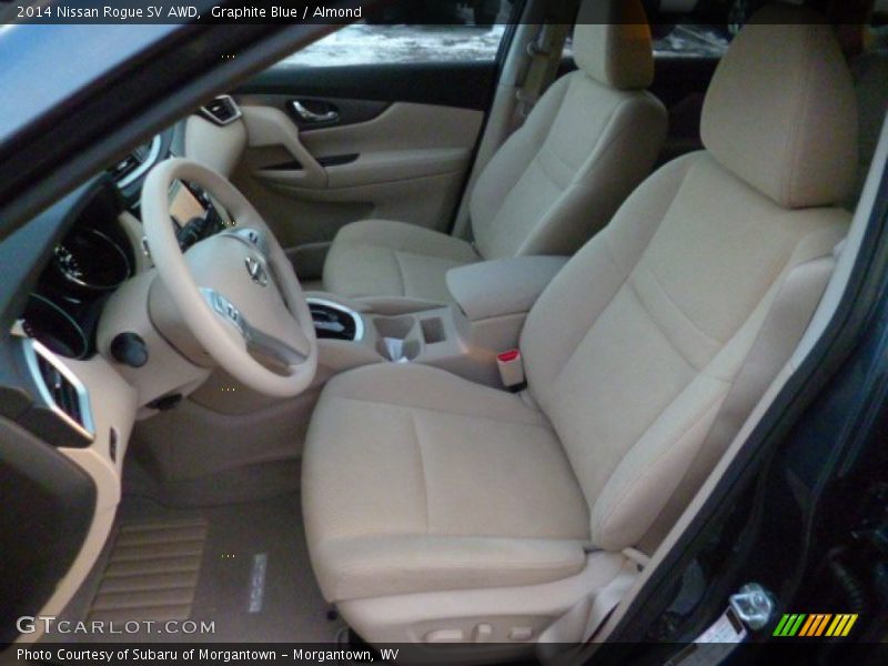 Graphite Blue / Almond 2014 Nissan Rogue SV AWD